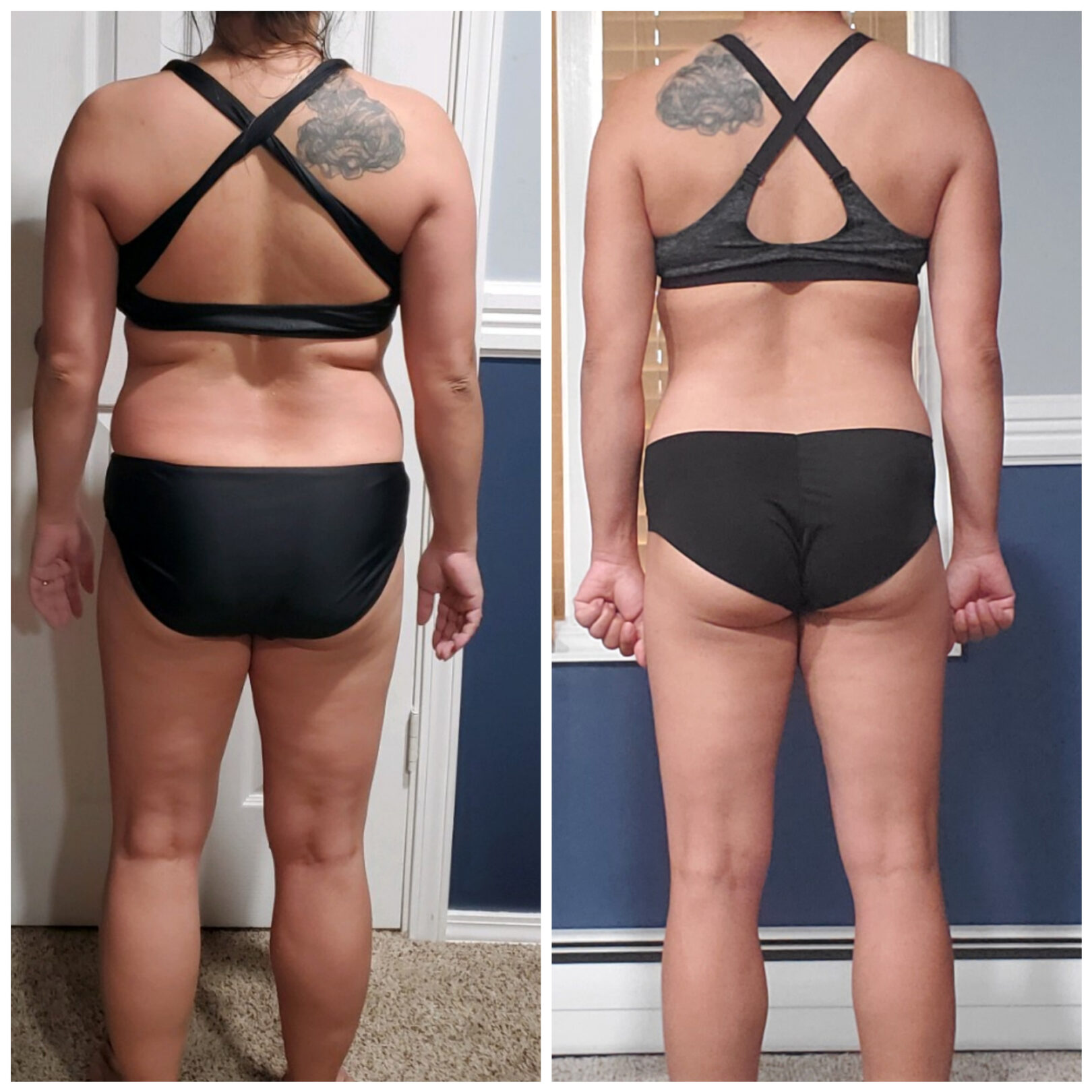 4 Month Transformation Back View